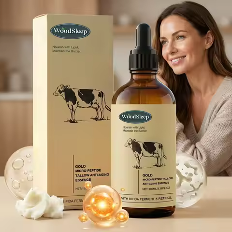 Beef Tallow Nourishing Serum Moisturizing Skin Soothing Glowing Soft Rejuvenation Hydrating Face Ser