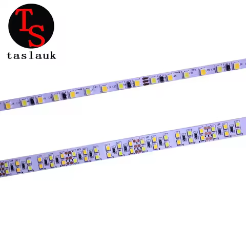 5mm 12mm PCB 2835 LED Strip ,12V 24V 5V CCT White / Warm white Neutral white 4000k 120LEDs/m 168 180