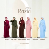Abaya Razia Jubah Como Crepe Lace Jelita Wardrobe JANGAN RETURN