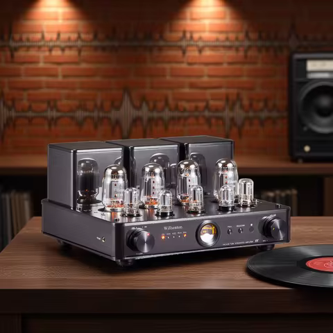 Amplifier Willsenton R8 Tube KT88x4 Hi Fi Integrated & Power Amplifi & Headphones Amp All In One