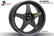 ล้อแม็ก ขอบ17 JP RACING (JP SPOON) 17x8.0 PCD 4x100 ET+30 ล้อเบา FLOW FORMING 🎏ราคาชุด4วง✅ แถมจุ๊บเห