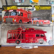 Hotwheels Premium Team Transport Ferrari 250 GTO & Fiat 642 RN2 Bartoletti [Free Protector]