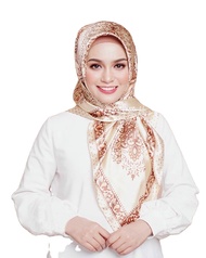 90*90ซม.ผ้าซาตินพิมพ์ผ้าพันคอสี่เหลี่ยมใหญ่ผ้าไหม Bananda เสื้อ Tudung Bawal