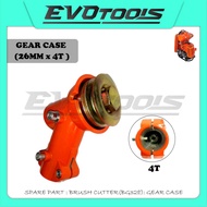 SPARE PART(BG328) : GEAR CASE (26MM X 4T) /MESIN RUMPUT KEPALA GEAR CASE/SEGI EMPAT KEPALA BRUSH CUT