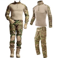 Tactical Military Airsoft Clothes Suits Uniform Training Suit Camouflage Hunting Shirts Pants Paintb