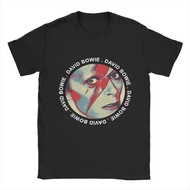 David Bowie's Classic Poster Print T-Shirt For Men And Women Round Neck Cotton Fashion New Oversized