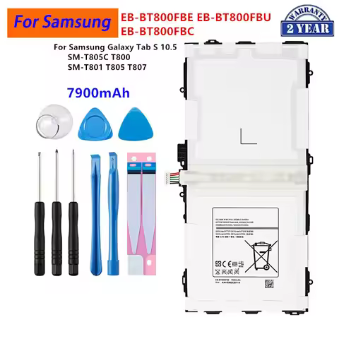 Brand New Tablet EB-BT800FBE EB-BT800FBU/FBC Battery For Samsung Galaxy Tab S 10.5 SM-T805C/T800/T80
