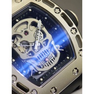 READY STOCK RM SKULL AUTOMATIC 50MM X 42 MM MEN WATCH