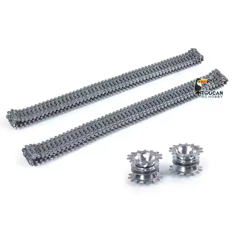 1/16 Metal Tracks Sprockets for Heng Long IDF Merkava MK IV RC Tank HL3958 2.4ghz DIY Remote Control