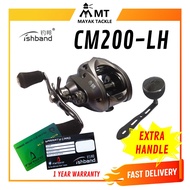 FISHBAND CM200-LH 6.7:1 WITH DRAG CLICKER DUAL HANDLE