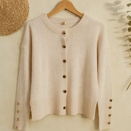 Atasan Wanita Cardigan Knit Premium Import Sweater Rajut Bkk Tebal Casual Top Korean Style Untuk Kul