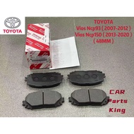 ( 100% ORIGINAL ) TOYOTA VIOS NCP93 NCP150 FRONT DISC BRAKE PAD ( 48MM ) ( REAR  USE DISC ) ( 04465-