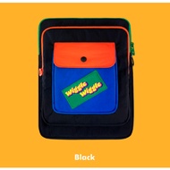 Wiggle Wiggle Pocket iPad Pouch –  Black
