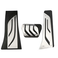 Car Pedals Cover for BMW X5 X6 F15 F16 E70 E71 E72 Stainless Steel Gas Fuel Brake Footrest Dead Peda