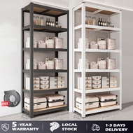 HM Rak Besi Bertingkat Metal Rack Heavy Duty Rack Adjustable Stainless Rack Storage Shelf 100%Mental