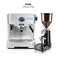 ส่งฟรี! Professional Setสำหรับเปิดร้าน เครื่องชงกาแฟETZEL SN6570 + เครื่องบดเมล็ดกาแฟSN019
