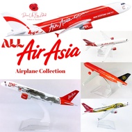 AIR ASIA CARGO PASSENGER AEROPLANE DIECAST MODEL 16CM || Aircraft AIRASIA AIR ASIA