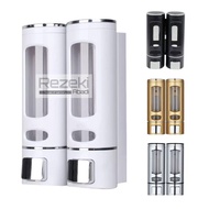 2-Tube Liquid Soap Dispenser Soap Dispenser Soap Holder - Double - Double Liquid Soap Dispenser