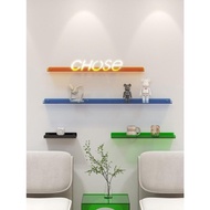 Wall-Mounted Shelf Wall-Mounted Living Room Acrylic Wall Display Shelf Toilet Toilet Shelf Layer Partition HBEX