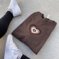 Y2K LOVE SIGN BASIC SWEATER FOR MEN & WOMEN - M-XXL (EMBROADCAST) - M Korean hoodie bestseller jeans