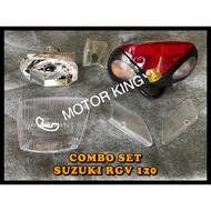 Suzuki RGV 120  Head Lamp + Signal Cover + Tail Lamp (3 In 1) COMBO SET OEM Lampu Depan Besar Lampu 