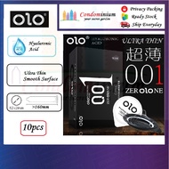 OLO Condom 001 Ultra Thin Hyaluronic Acid 10pcs/Box Kondom