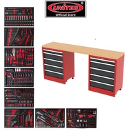 【UNITED】WORKBENCH WITH 2 DRAWER CABINET AND 8 LAYERS TOOLS