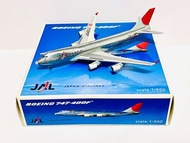 Herpa Wings 515061 Scale 1:500 1/500 比例 日本航空 日航 JAL CARGO Boeing 747-400F 注册編號 JA401J 波音 747-400F 飛機