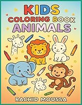 Amazing Animals Coloring Book for Kids and children's age 4-10: Fun Wildlife Drawings to Color and C