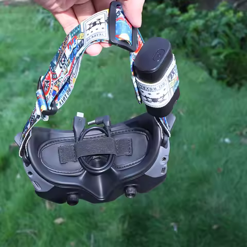 Adjustable Battery Strap Headband Kerchief for Googles 2 Charging Cable Lens Cover for DJI Avata Gog