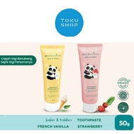 Motherlove Toothpaste Vanilla Strawberry 50g Baby Toothpaste 50g Vanilla Strawberry