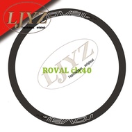ROVAl CLX40 Wheel Rim Stickers for 700C  28 inch 40mm 45mm rim decals