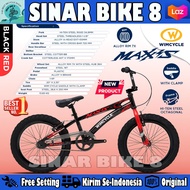 Sepeda Anak Laki BMX WIMCYCLE MAXIS MAXXIS Ukuran 20 Inch Usia 8-12 Tahun