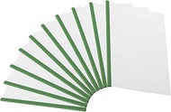 PATIKIL Clear Report Cover with Sliding Bar, Pack of 10, 8 mm, Sliding Handle CV Envelope, 50 Sheets