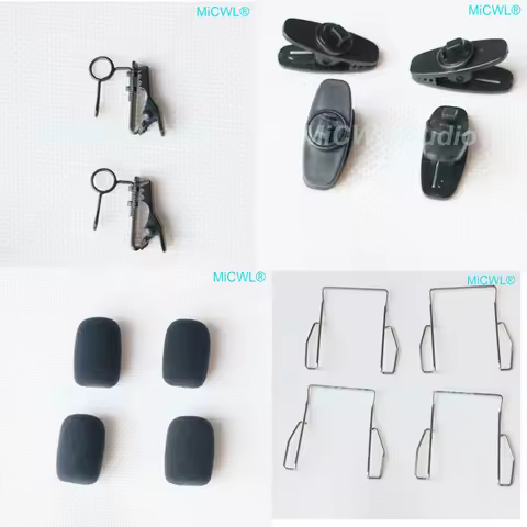 Replacement Clip for Sennheiser ME2 Shure AKG Audio-Technica G2 G3 G4 Belt Body Clip foam Windscreen
