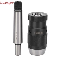 MERY Keyless Drill Chuck, Morse Taper MT3 Tapered Mandrel MK3 Quick Release Drill Chuck, Quick Relea