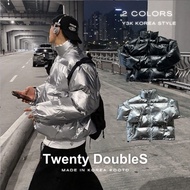 [20ss _ Select] Korea Y3K Future Sense Shiny Down Jacket Loose Short Bread Y2K