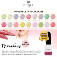 Didier Lab Nail Gel Polish in Macarons Available in 16 Colours 10ML