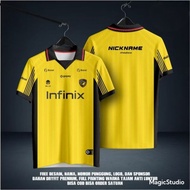 Latest Onic Esport 2024 and FNATIC Jersey Free Nickname - FNATIC AWAY