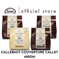 Callebaut Couverture Chocolate Callets 400GM | 811 | 823 | 70-30-38 Finest Belgian Baking Chocolate