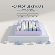 Ocean KBDiy Whale Korean Keycap KOA Cute PBT Keycaps For aula F87 Pro Wireless Bluetooth Mechanical