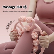 Multifunctional Massage Roller with 9 360 Degree Massage Wheels | Full Body Massage Tool to Relieve 