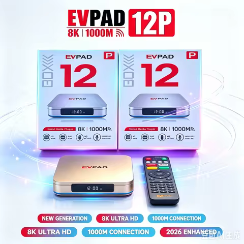 [Genuine]NEW Evpad 12p Official Store 8K Pro Canada Korea Japan USA Australia Singapore Android TV B