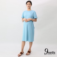 9months Maternity Single Jersey Drawstring Dress | Maternity Dress | Pregnant Dress | Preggy Dress