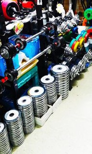 New 電鍍啞鈴片五公斤5KG