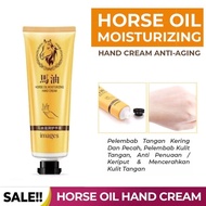 3 PCS Images Hourse Oil Moisturizing Hand Cream Anti-Aging Moisturizer for Dry and Chapped Hands 30g