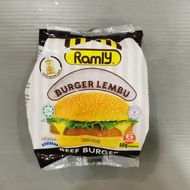 【HALAL】6 KEPING | 50G RAMLY BURGER LEMBU | BEEF BURGER | 牛汉堡肉 | SEKEPING