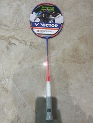 全新VICTOR勝利羽毛球拍 JS-12F大櫻花刀正品 手柄塑封還喺，冇拆過未綁線，拍子系SPEED系列全碳素 高彈耐打 速度型 專業級 675mm 單拍 粉紫色