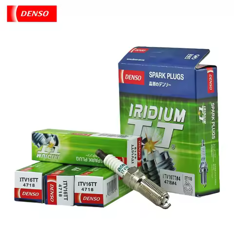 DENSO Iridium platinum spark plug ITV16TT 4718 adapts to Fox Mazda GL8 Regal oe L3Y2-18-110