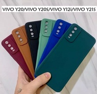 CASING HP MACARON PRO CAMERA VIVO Y20 / VIVO Y20S / VIVO Y12i / VIVO Y12S CASE PELINDUNG KAMERA PREMIUM COVER PELINDUNG HP BUMPER CASE MACARON MATTE CASING TERBARU UNTUK VIVO Y20 / VIVO Y20S / VIVO Y12i / VIVO Y12S